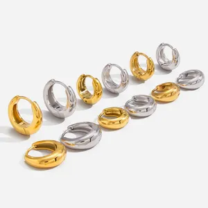 Christmas Tree Heart Stud Earrings With 18K Gold/Silver Plating thumbnail-1