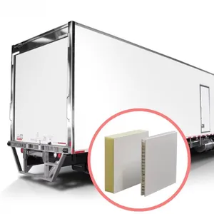 Lightweight FRP PP Honeycomb Composite Panel Building Curtain Wall Decoration Corrosion Resistant Dimensions FRP Sandwich Panel thumbnail-1