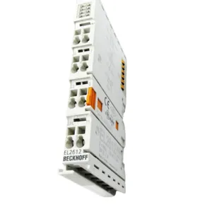 BECKHOFF EL2612 EtherCAT 2 Channel Relay Output Module Changeover Contact 125V AC 30V DC Industrial IO Terminal PLC Automation thumbnail-3