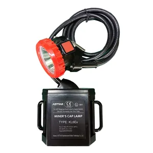 Waterproof LED Miner Cap Lamp Kl6ex ATEX Certified Corded thumbnail-3