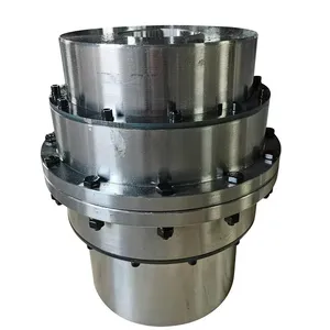 Acoplador de eixo de disco de tambor de aço inoxidável de alta torção e rigidez torsional com espaçador elástico para guindaste thumbnail-2
