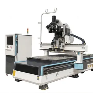 1325 1530 2030 ATC Wood CNC Router With Loading and Unloading Table | Auto Nesting CNC Machine thumbnail-5