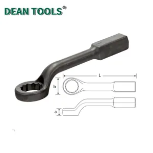Deep Offset Striking Wrench, 46mm, 1 Year Warranty, Metric Deep Offset Ring End Slogging Wrenches thumbnail-1