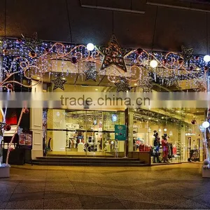 2014 Front Door Wall Snowflake Lights Hang Christmas Decor thumbnail-1
