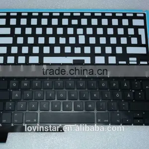 Popular Swedish Design Laptop Keyboard Replacement LED Backlight For Macbook Pro A1286 2008-2012 thumbnail-3