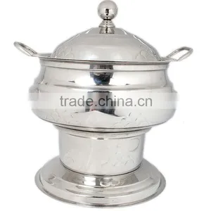 Steel Cheffing Dish, Wedding & Party Utensils, Food Serving Dish, Hot Keeping Dish, Catering Item, Hotel & Restaurant Utensils thumbnail-1