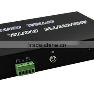CCTV HD TVI/HDCVI/AHD 1/2/4/8/16/ch Fiber Optic Video Converter 8Ch HD TVI Video+1Ch RS485 Data thumbnail-4