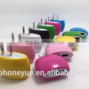 Interesting Design Colorful Mini Usb Home Travel Charger Adapter thumbnail-2