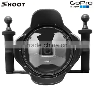 High Performance 6" SHOOT Dome Port With Handheld Stabilizer for GoPros Hero3+ Hero4 With LCD Screen Holder thumbnail-1