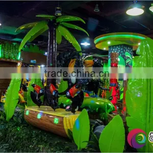 2016 New Design Jungle Style Laser Shot Game Car With Tracks for Theme Park thumbnail-4