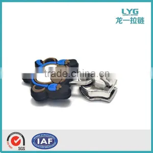 Catoon Custom Single Lock OEM Price Zipper Slider for Luggage Accessories thumbnail-1