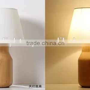 LED Wood Table Light JK-879-20 Factory Price European Style Wood Base Table Lamp/lighting/led Table Light LED Wood Table Lamp thumbnail-6
