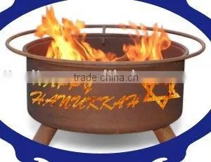 Natural Rusted Hanukkah Barbecue thumbnail-1