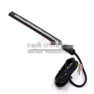BJ-LPL-031B Universal 12 Volt Motorcycle Soft Tail Brake Stop Turn Signal Integrated 3258 LED Motorcycle Light Strip thumbnail-4