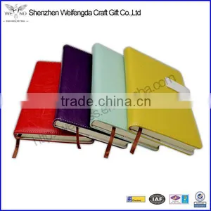 Custom High Quality School Eco Leather Notebook Agenda Journal Planner thumbnail-1