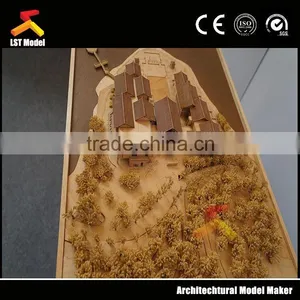 Real Estate Architectural Model Making With Miniature People and Tree Decoration thumbnail-3