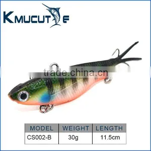 CS002 Soft VIB Fishing Lure Lead Shad Lure Soft Fishing Lure 9.5cm TPR Material Quality Choice thumbnail-1