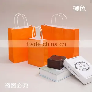 2016 Hot Sales OEM Paper Bags With Handles Custom Logo thumbnail-2