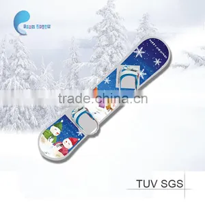 China Winter Outdoor Kids Plastic Snowboard for Sale thumbnail-3