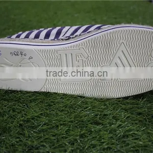 Purple Stripes Fashion Women Men Canvas Shoes thumbnail-4