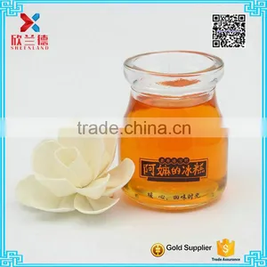 Hot Sale Lovely 100ml Round Galss Pudding Jar/milk Jar thumbnail-1