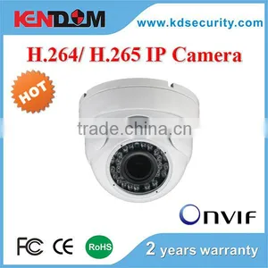 Shenzhen Kendom Manufacturer Cctv Surveillance System Promotional ip Network ir Metal Dome Camera With Poe thumbnail-1