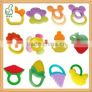 Baby Rattle And Silicone Baby Teether thumbnail-1