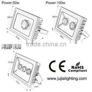 Waterproof Aluminum 9000 Lumens Super Bright Led Flood Light 100w thumbnail-5