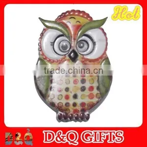 Hot Selling Poly Resin Owl Shaped Fridge Magnets thumbnail-1