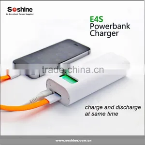 Portable Soshine E4S Smart 2 x 18650 LCD External Battery Power Bank Charger Box thumbnail-1