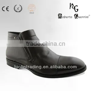 Roberto Guerrini Leather No Lace Boots thumbnail-1