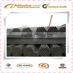 ERW Round Steel Pipes Black or Oiled Steel Round Tube thumbnail-3