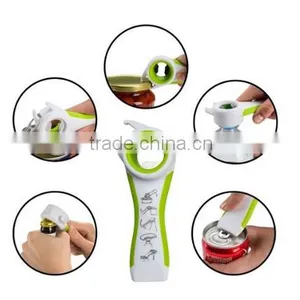 4 In 1 Multifunction Can Opener Kitchen Tools 1PC Skidproof Jar/Bottle Opener Beer/Wine Helper thumbnail-1