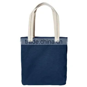 100% Garment Washed Cotton Canvas Tote Bag thumbnail-4