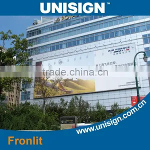 Unisign Water Proof Construction Super Smooth Hot Laminated Frontlit Advertising Banner thumbnail-6