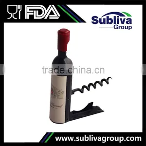 Professional Bottle Shape Corkscrew Metal Wine Opener thumbnail-1