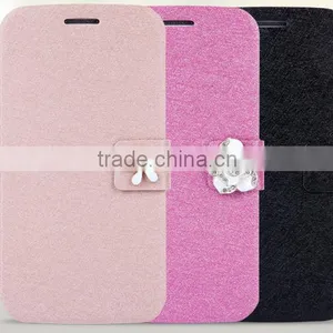 Silk Pattern Flip Leather Case With Card Slot Phone Case Wholesale For Samsung Grand 2 thumbnail-1