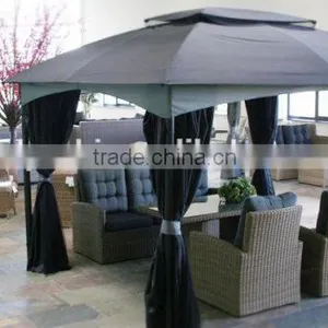 Fashionable Italy Style Outdoor Rattan Coffee Table and Chairs Set Round Wicker Sofa thumbnail-1