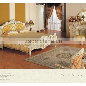 European Style Bedroom Furniture-french Baroque Wooden Furniture thumbnail-1
