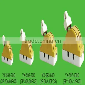 Double Throw Double Pole Porcelain Knife Switch thumbnail-1