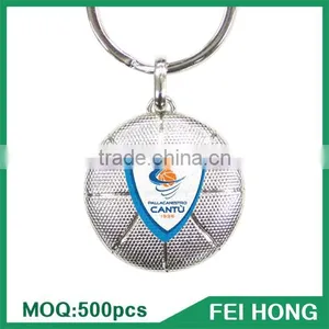 Wholesale Bulk Metal Two Sided Basketball Personalized Key Ring thumbnail-2