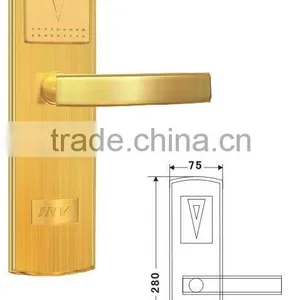 Zinc Alloy Smart Card Digital Hotel Door Locks Quality Choice thumbnail-1
