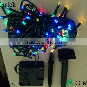 100 Bulbs Solar LED String Light thumbnail-1