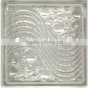 SCIEC Brand Sea Wave Clear Glass Block Glass/brick Glass Quality Choice thumbnail-1