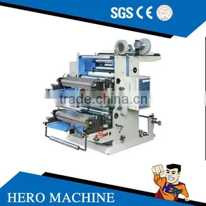 HERO BRAND High Speed 2 Color PE Film Flexo Printing Machine Price thumbnail-1