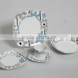 20pcs Square Dinner Set, New Style Dinnerware Dinner Set, Porcelain Dinnerware Dinner Set thumbnail-4