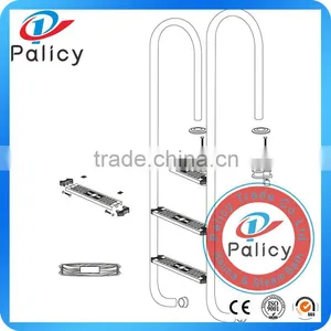 Hot Selling Swimming Pools Stainless Steel Folding Ladder thumbnail-2
