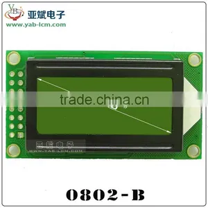 0802 Lcd Module 5V 3.3V LCM Display Black Character Small Lcd Display thumbnail-1