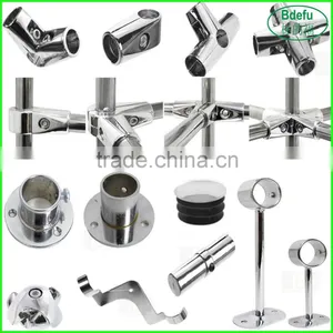 25mm NEW CLOTHES GARMENT RAIL WALK IN WARDROBE CHROME TUBING HANGING RAIL SYSTEMS thumbnail-1