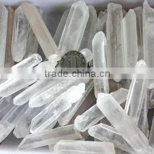 Natural Rock Raw Clear Quartz Wand thumbnail-1